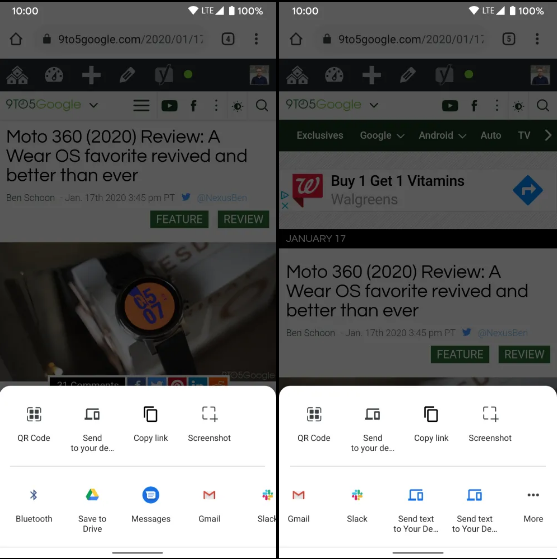 Google Chrome cho Android thử nghiệm menu chia sẻ QR code mới