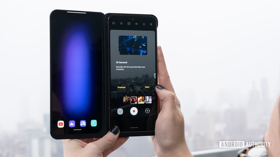 Trên tay LG V60 ThinQ (ảnh 4) Trên tay LG V60 ThinQ (ảnh 4)