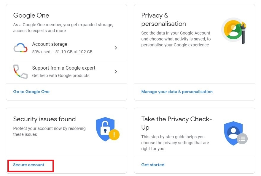 đăng xuất google khỏi android