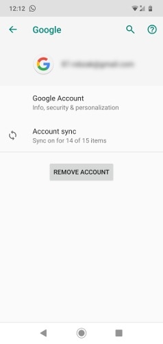 đăng xuất google