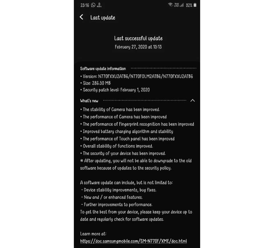 Samsung Galaxy Note 10 Lite Samsung Galaxy Note 10 Lite