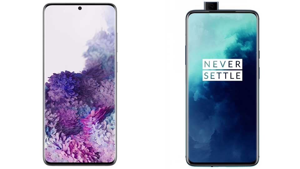 Samsung Galaxy S20 và OnePlus 7T Pro Samsung Galaxy S20 và OnePlus 7T Pro