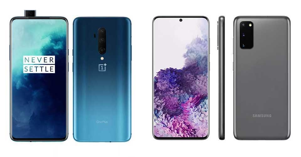 Samsung Galaxy S20 và OnePlus 7T Pro Samsung Galaxy S20 và OnePlus 7T Pro