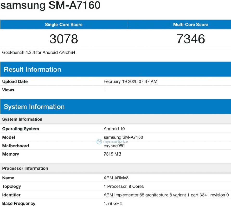 Galaxy A71 5G đạt chứng nhận 3C (ảnh 1)