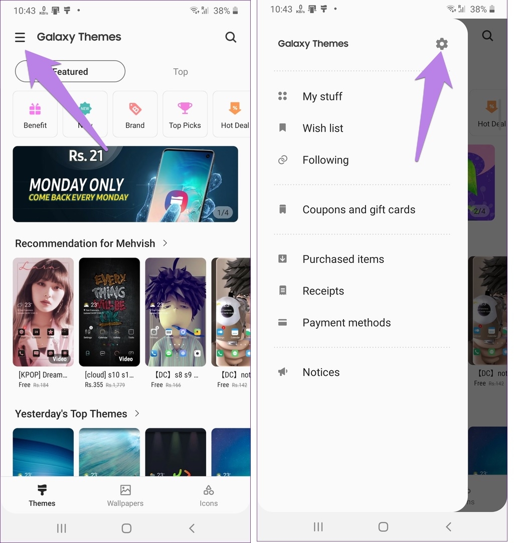 Khôi phục chủ đề gố