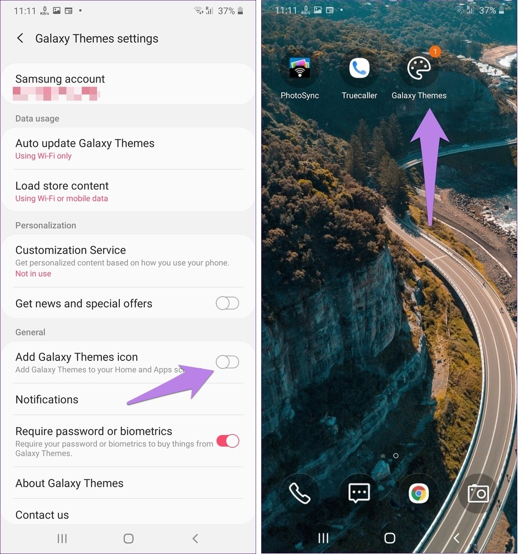 Truy cập vào Theme Store nhanh chóng