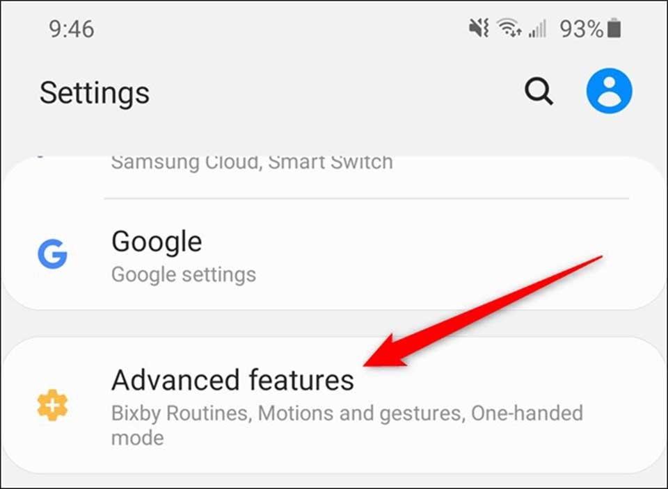 Thay đổi hành động nút trên Galaxy S20 Thay đổi hành động nút trên Galaxy S20