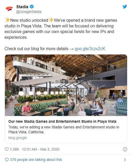 Stadia Games and Entertainment