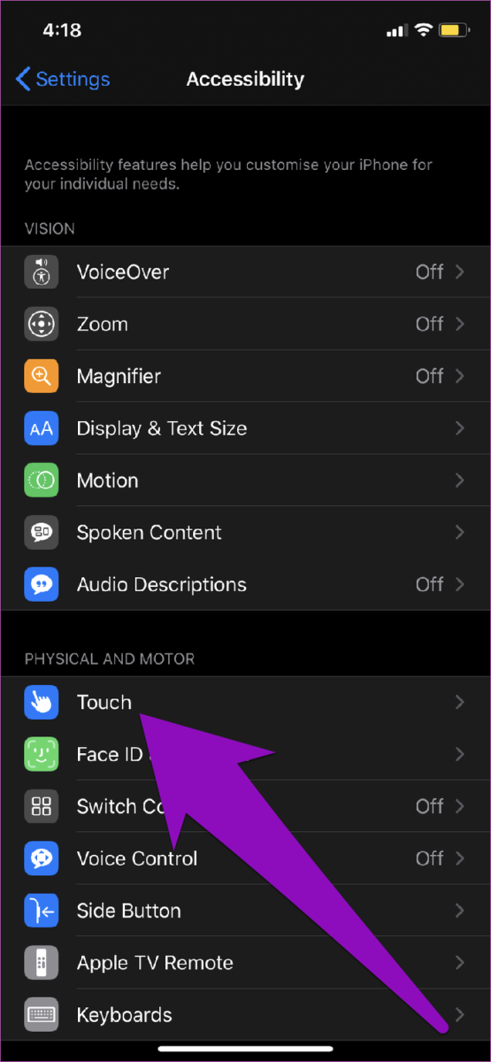 tap to wake iphone