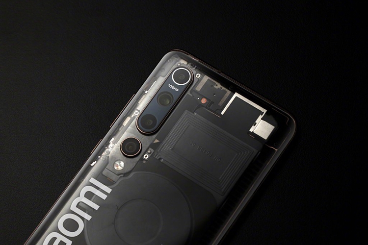 Những hình ảnh ấn tượng của Xiaomi Mi 10 Transparent Edition mặt lưng trong suốt 2
