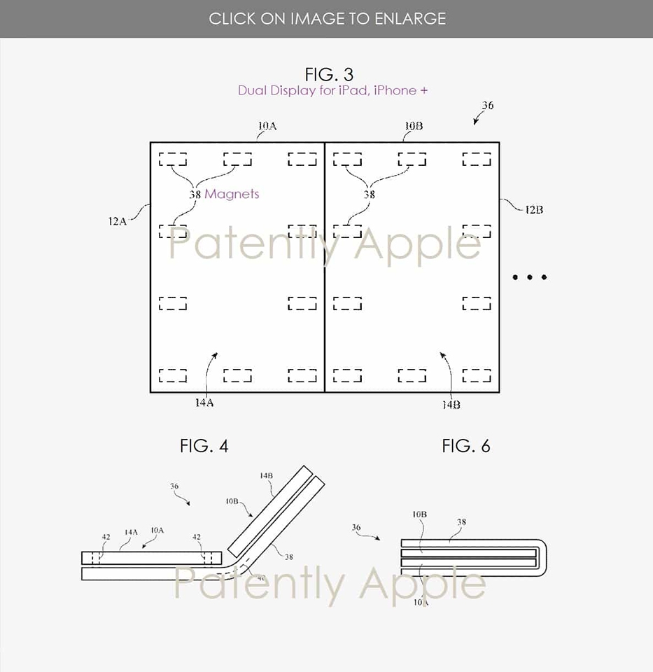 Bằng sáng chế mới của Apple về thiết bị màn hình gập (ảnh 1) Bằng sáng chế mới của Apple về thiết bị màn hình gập (ảnh 1)