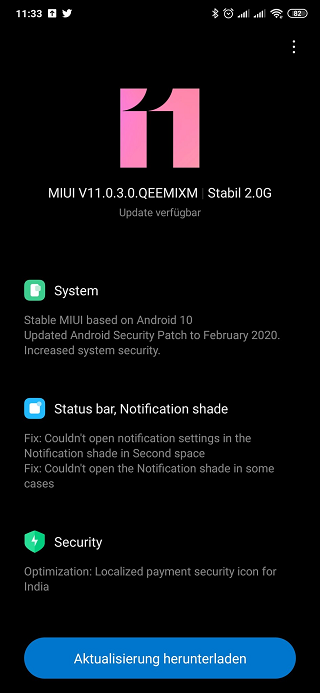 Xiaomi phát hành Android 10 Stable cho Xiaomi Mi MIX 3 trên toàn cầu