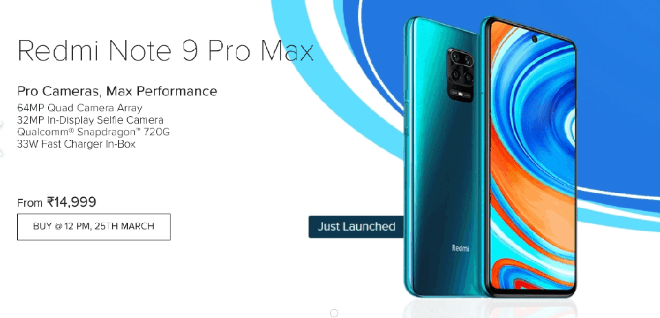 Redmi Note 9 Pro và Redmi Note 9 Pro Max ra mắt (ảnh 3) Redmi Note 9 Pro và Redmi Note 9 Pro Max ra mắt (ảnh 3)