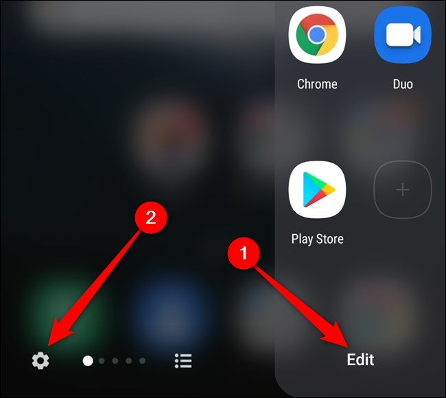 edge panels trên samsung galaxy s20
