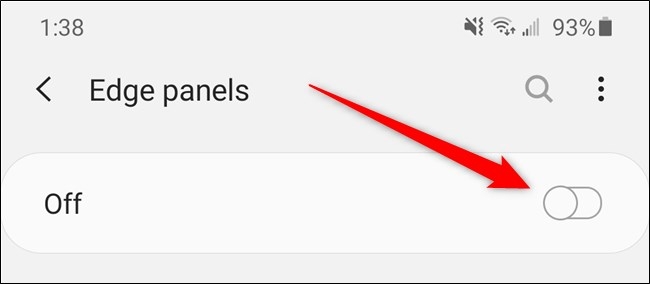 edge panels trên samsung galaxy s20