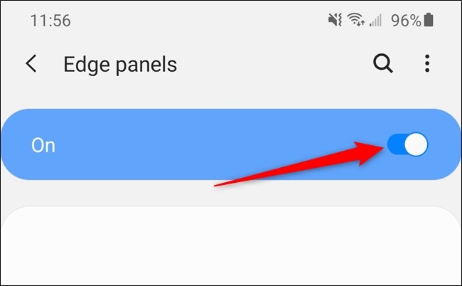 edge panels trên samsung galaxy s20