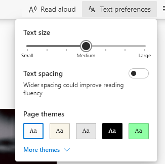 công cụ đọc microsoft edge