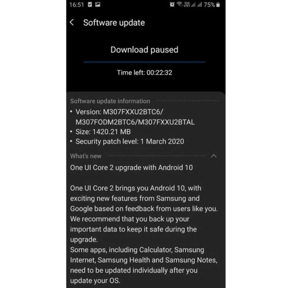 Samsung Galaxy M30s Samsung Galaxy M30s