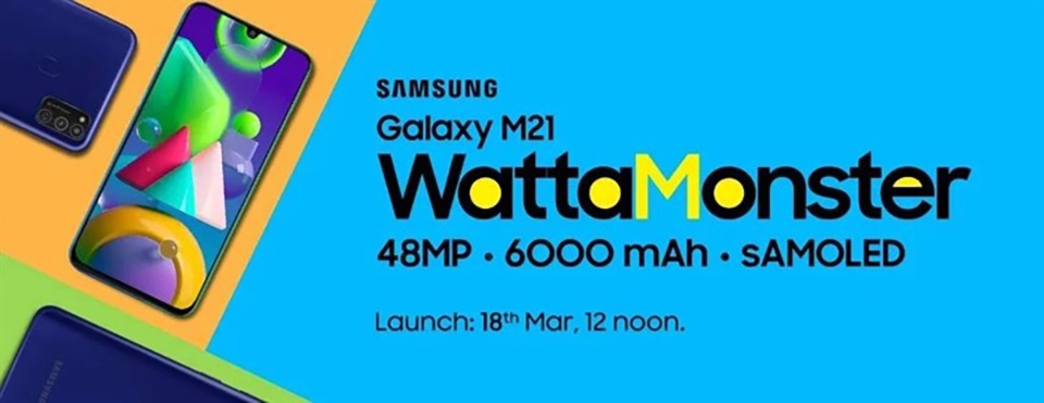 Galaxy M21 hoãn ra mắt đến ngày 18/3