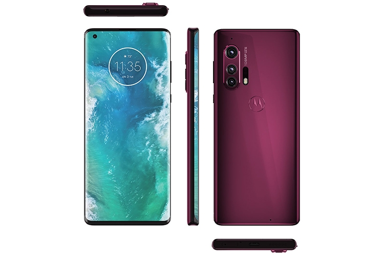 Motorola Edge+ tiếp tục rò rỉ ảnh render đẹp mắt với hai màu sắc tùy chọn 1