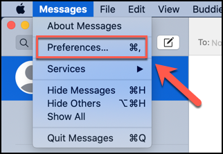 tắt thông báo imessages trên mac