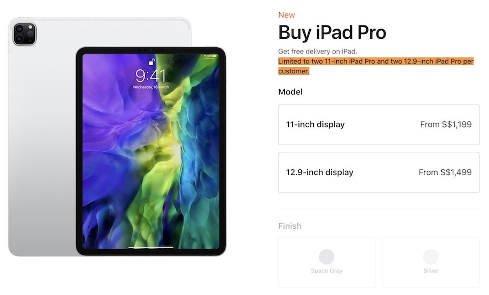 Apple giới hạn mua hàng