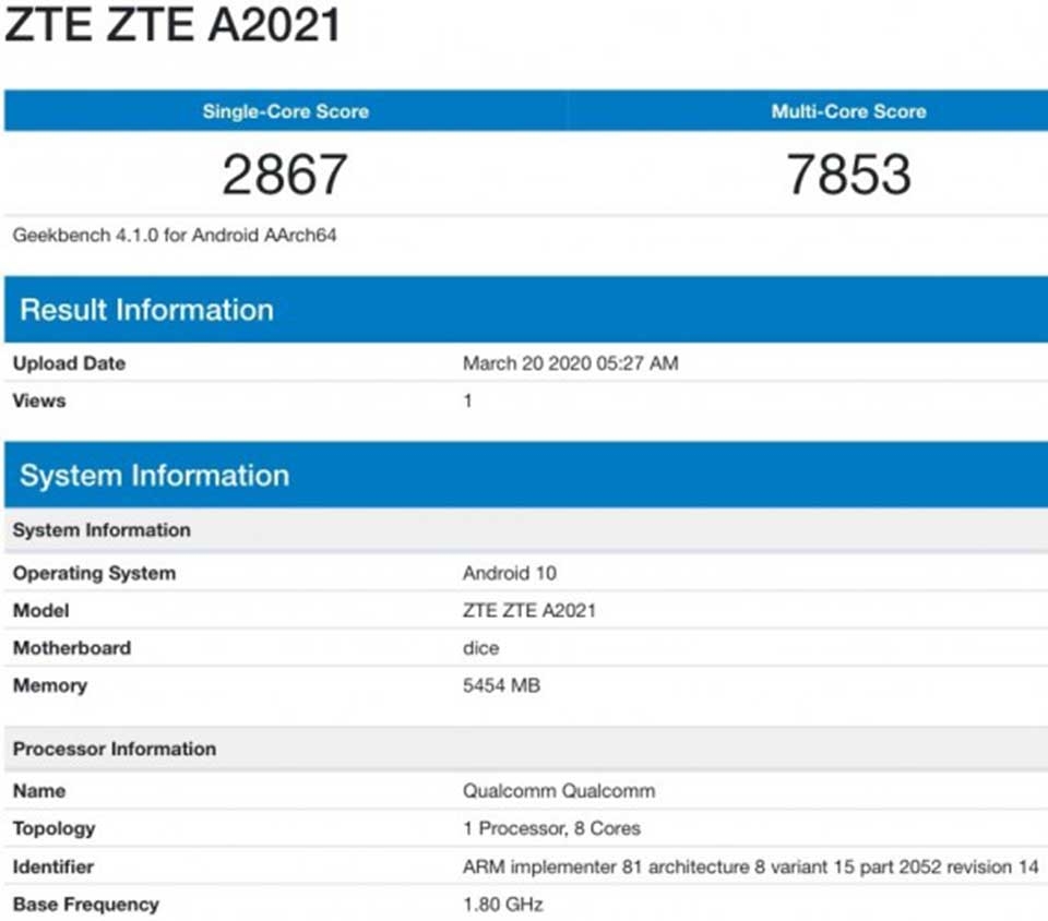 ZTE Axon 11 5G