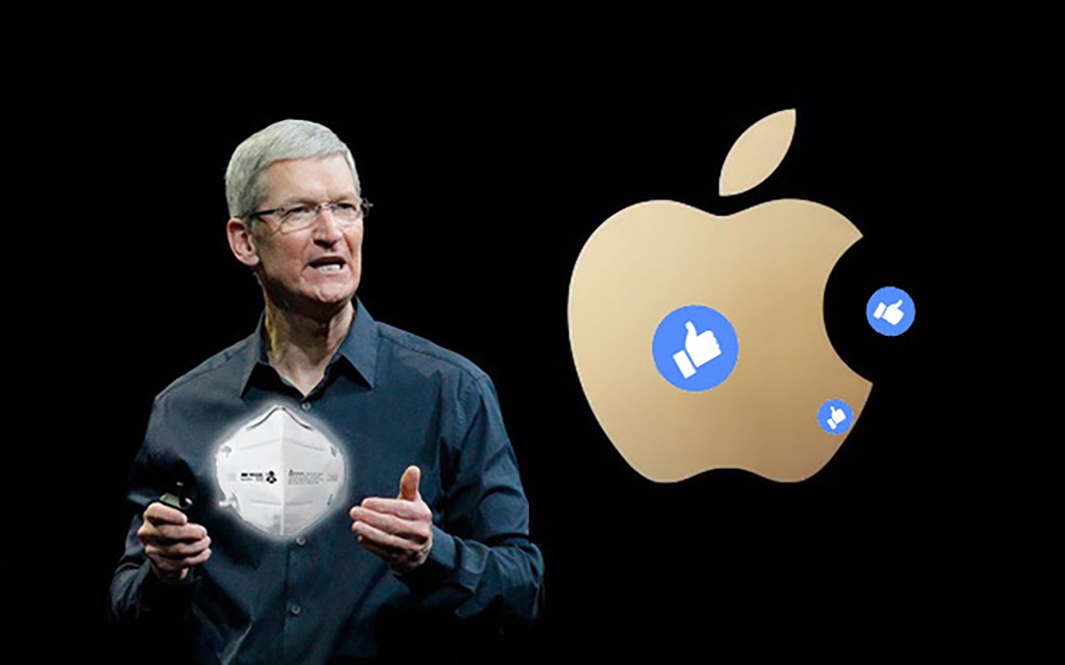 Apple tặng hàng triệu khẩu trang cho nhân viên y tế tại Mỹ và châu Âu