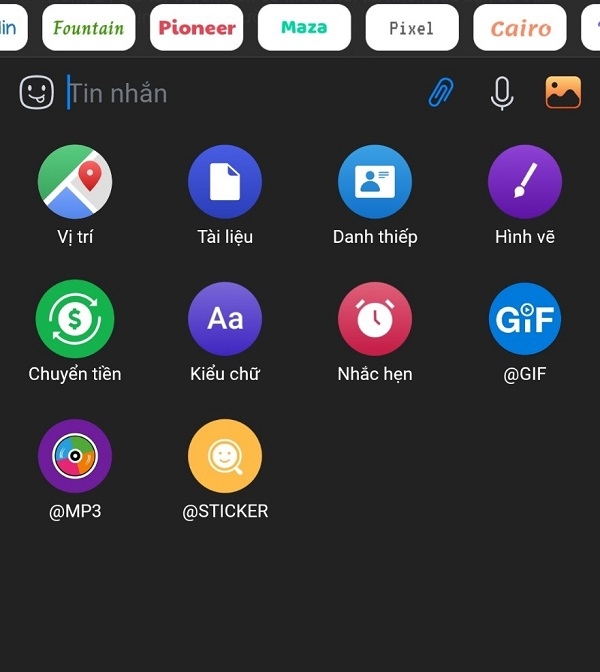 tin nhắn Zalo tin nhắn Zalo