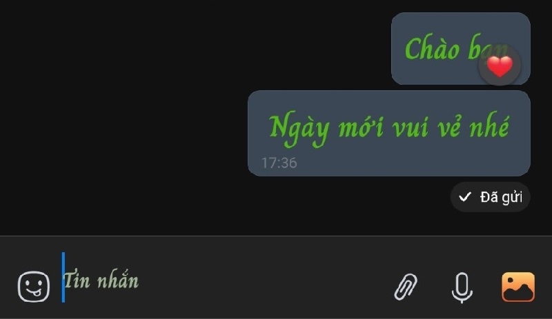tin nhắn Zalo tin nhắn Zalo