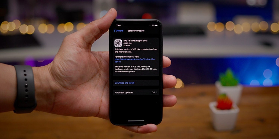 Apple phát hành bản cập nhật iOS 13.4