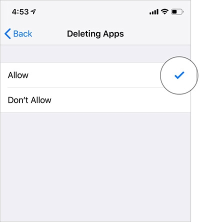 sửa lỗi không xóa được ứng dụng trên ios 13