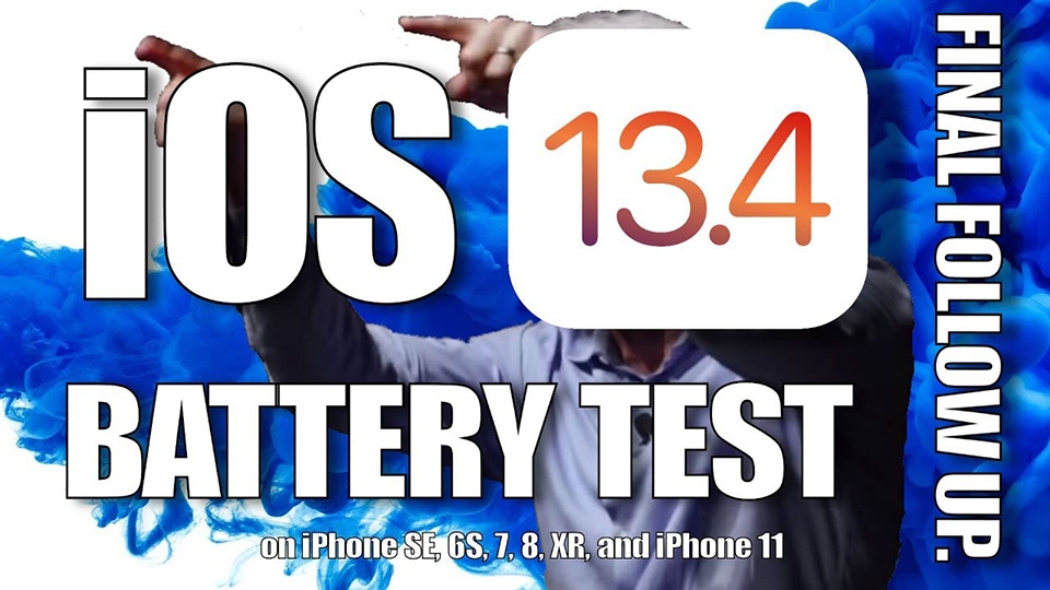 So sánh thời lượng pin iOS 13.4 và iOS 13.3.1