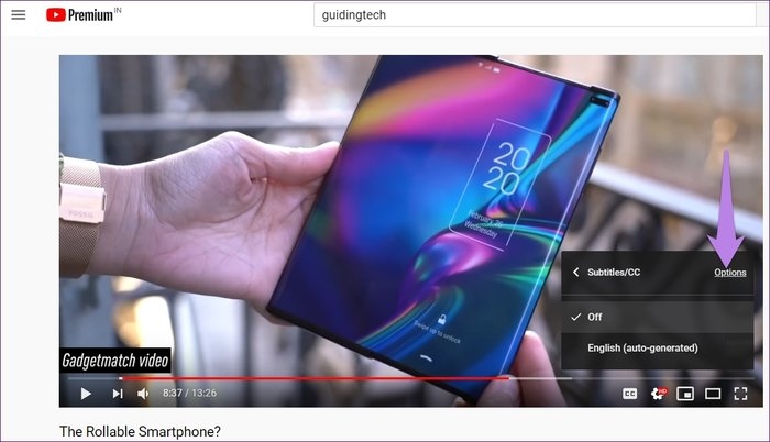 đổi màu phụ đề youtube