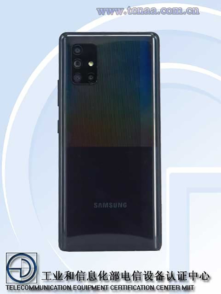 Galaxy A71 5G đạt chứng nhận TENAA (ảnh 2) Galaxy A71 5G đạt chứng nhận TENAA (ảnh 2)