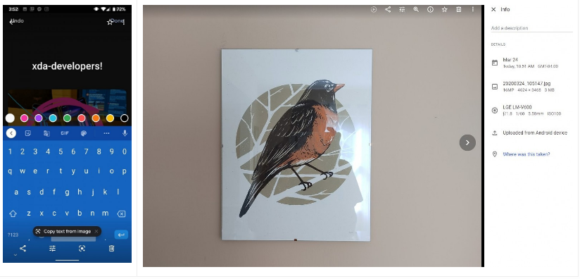 Google Photos sẽ bổ sung lựa chọn văn bản và tải thông tin gốc lên web