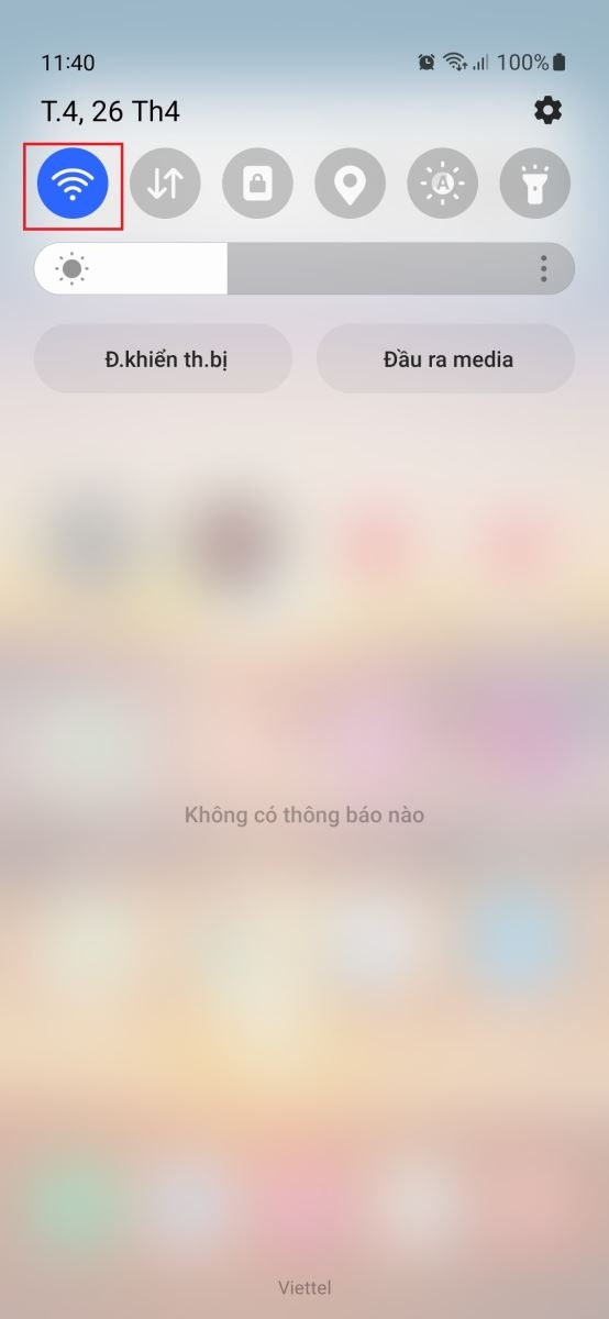 Cách quét mã QR WiFi 1