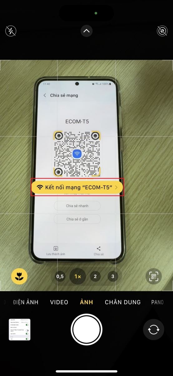 Cách quét mã QR Wi-Fi trên iPhone 18