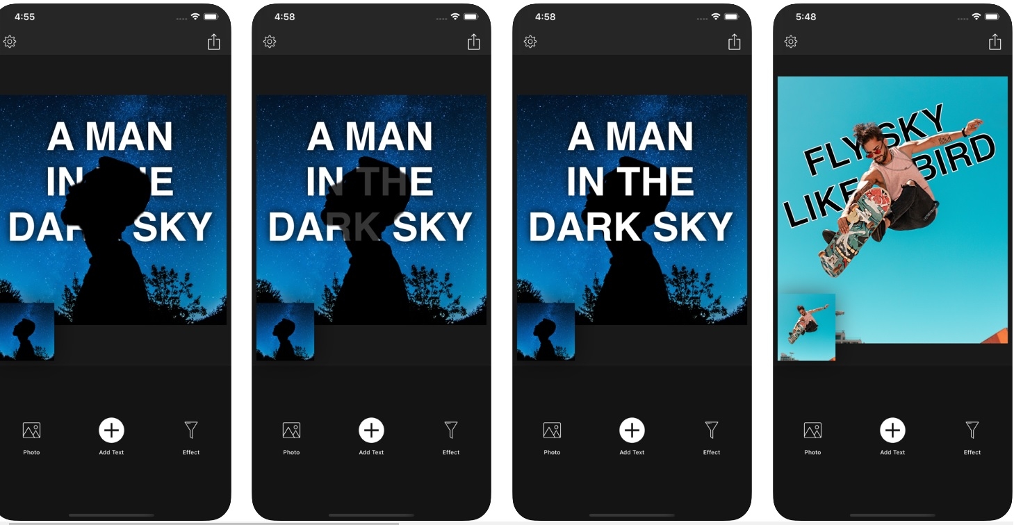 Text Under Image - 3D Text