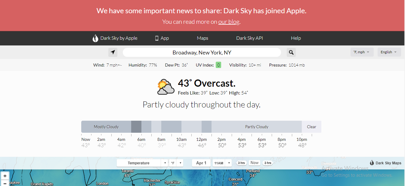 Dark Sky by Apple