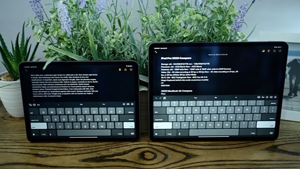 So sánh iPad Pro 11 inch và 12.9 inch 2020 (ảnh 2)