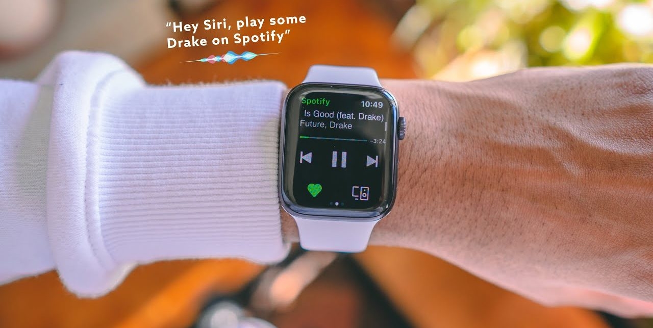 Siri mở Spotify trên Apple Watch