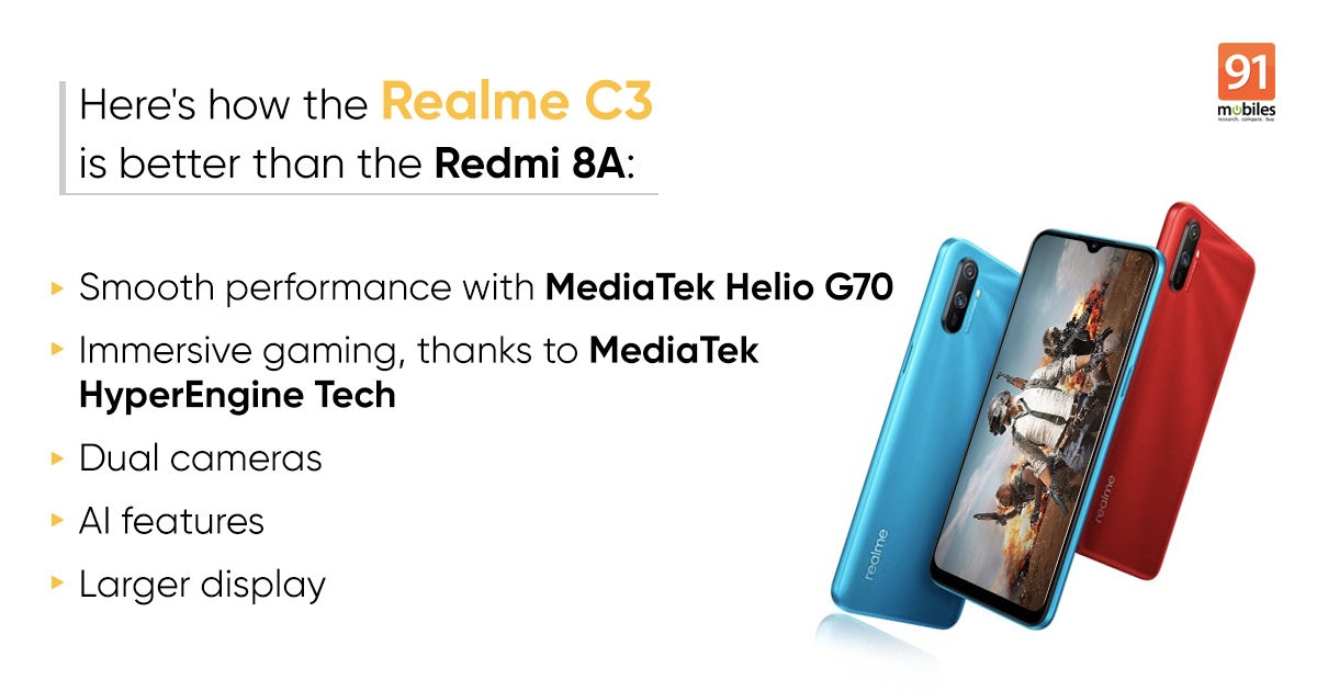 So sánh Realme C3 vs Redmi 8A, bạn nên lựa chọn chiếc smartphone giá rẻ nào?