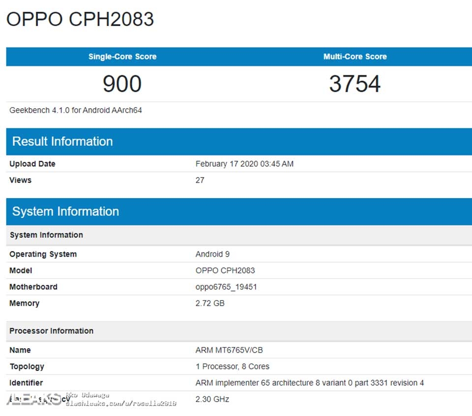 OPPO A12