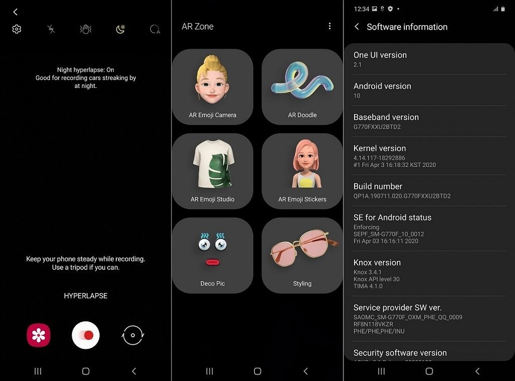Samsung cập nhật giao diện One UI 2.1 mới cho Samsung Galaxy S10 Lite