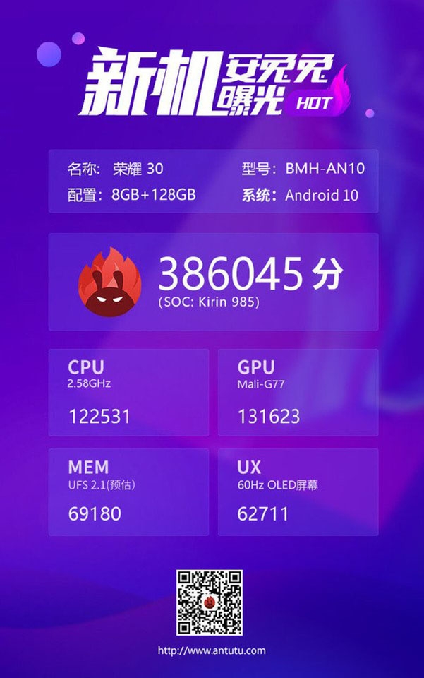 Hiệu năng chip Kirin 985