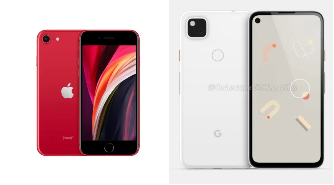 So sánh Pixel 4a và iPhone SE 2020