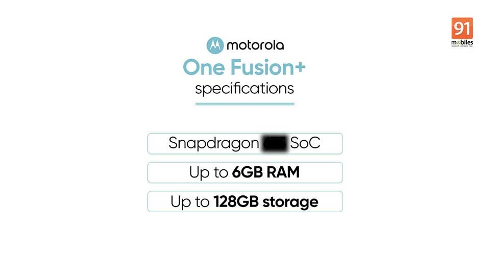 Motorola One Fusion+ Motorola One Fusion+