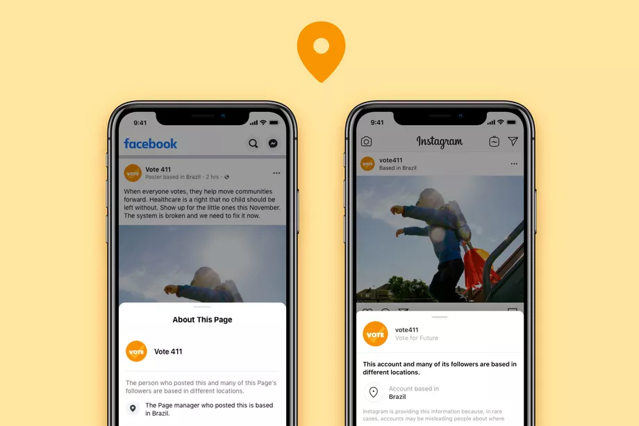 vị trí bài đăng facebook