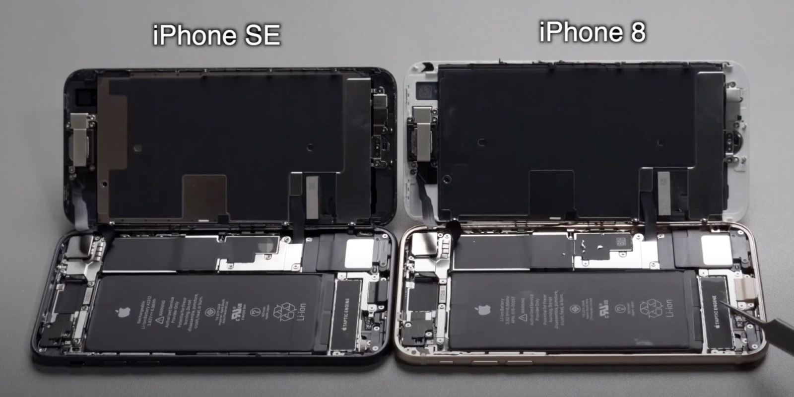 iPhone SE tái sử dụng một vài linh kiện phù hợp của iPhone 8 2
